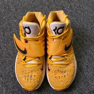 Nike Zoom KD 14 all Yellow Shoes DM5040-702 Men Size 7.5